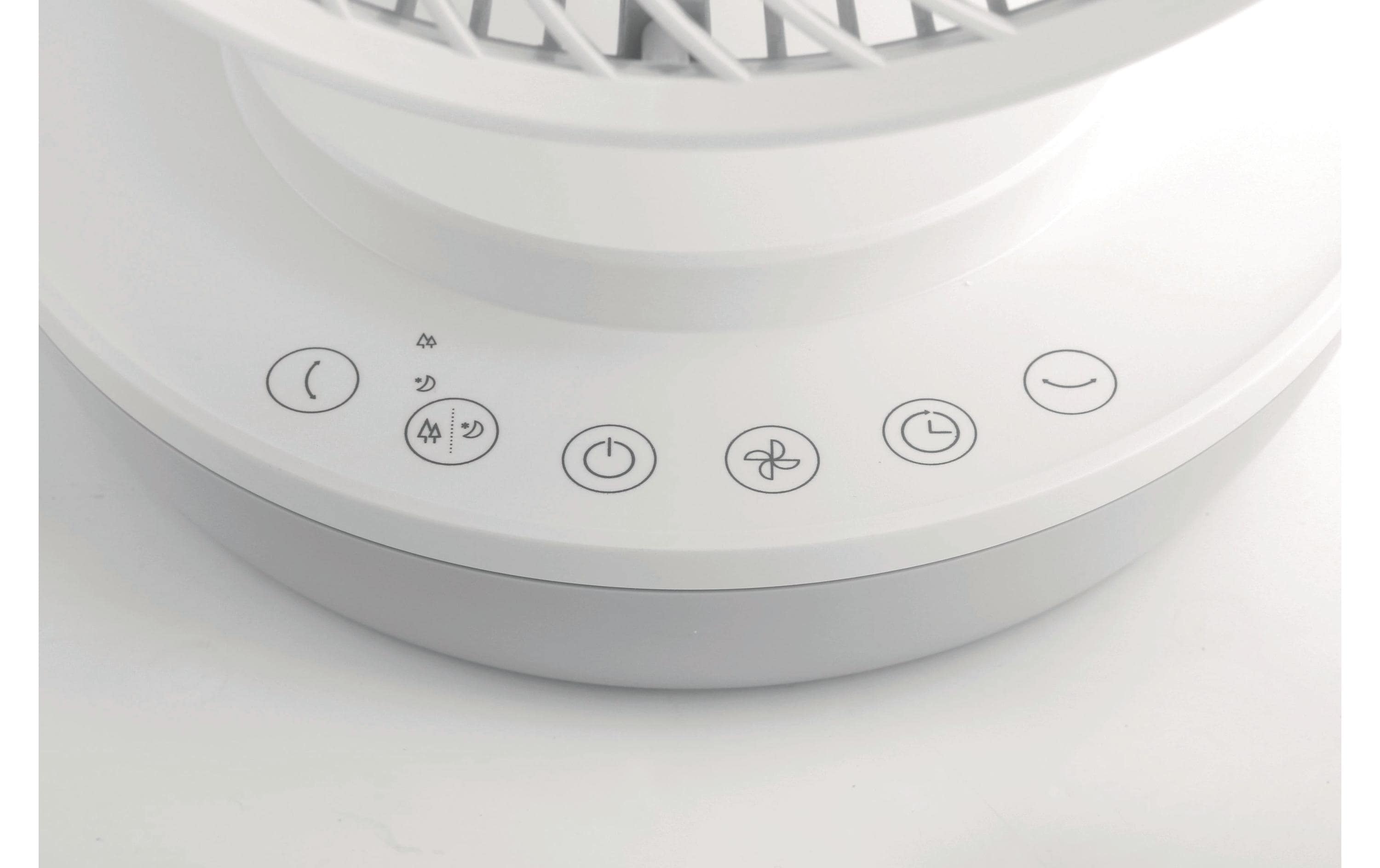 Tischventilator Tara WeissTischventilator mit 3D-Oszillierung