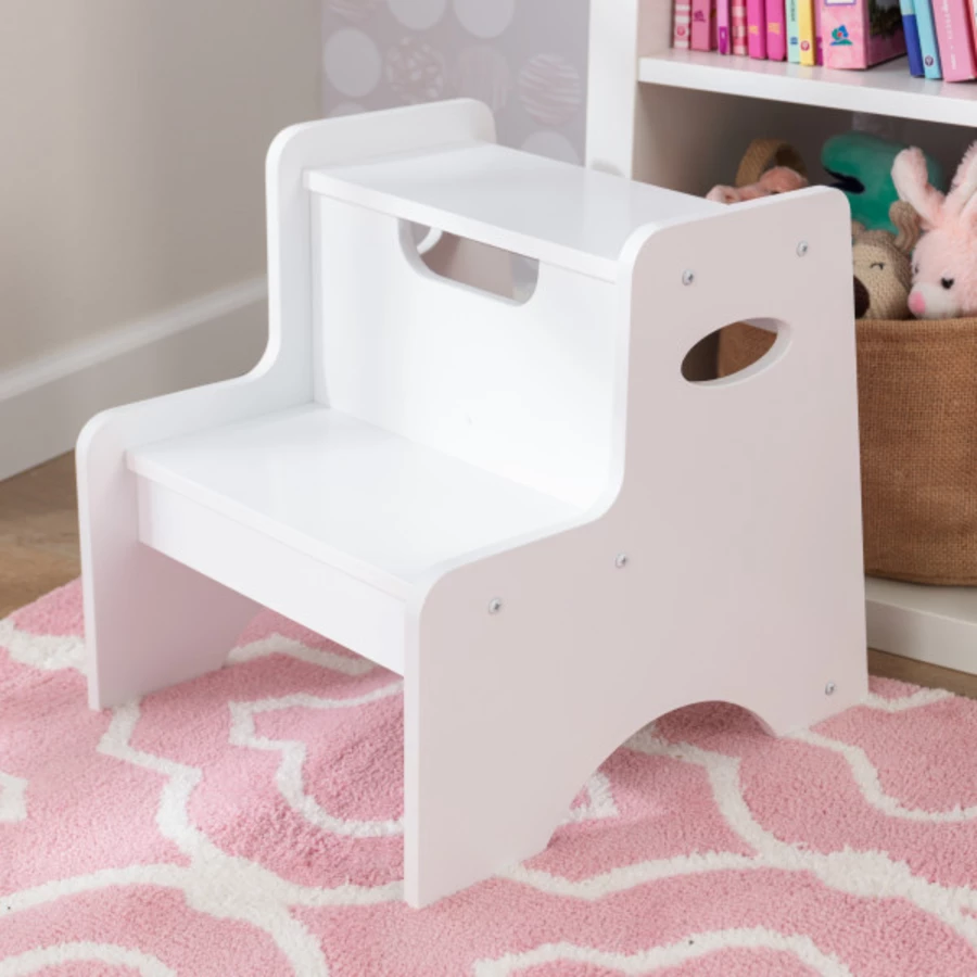 KidKraft® Zweistufige Trittleiter weiß