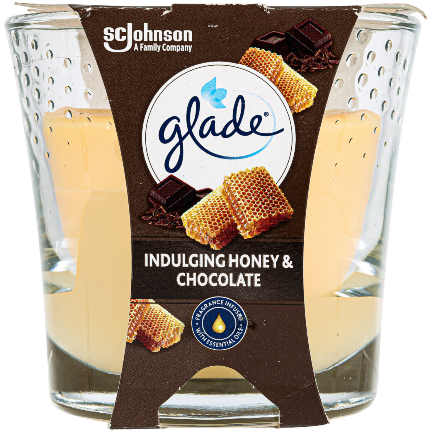 Glade Duftkerze Indulging Honey & Chocolate