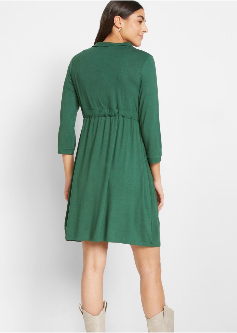 Robe de grossesse et d'allaitement avec col