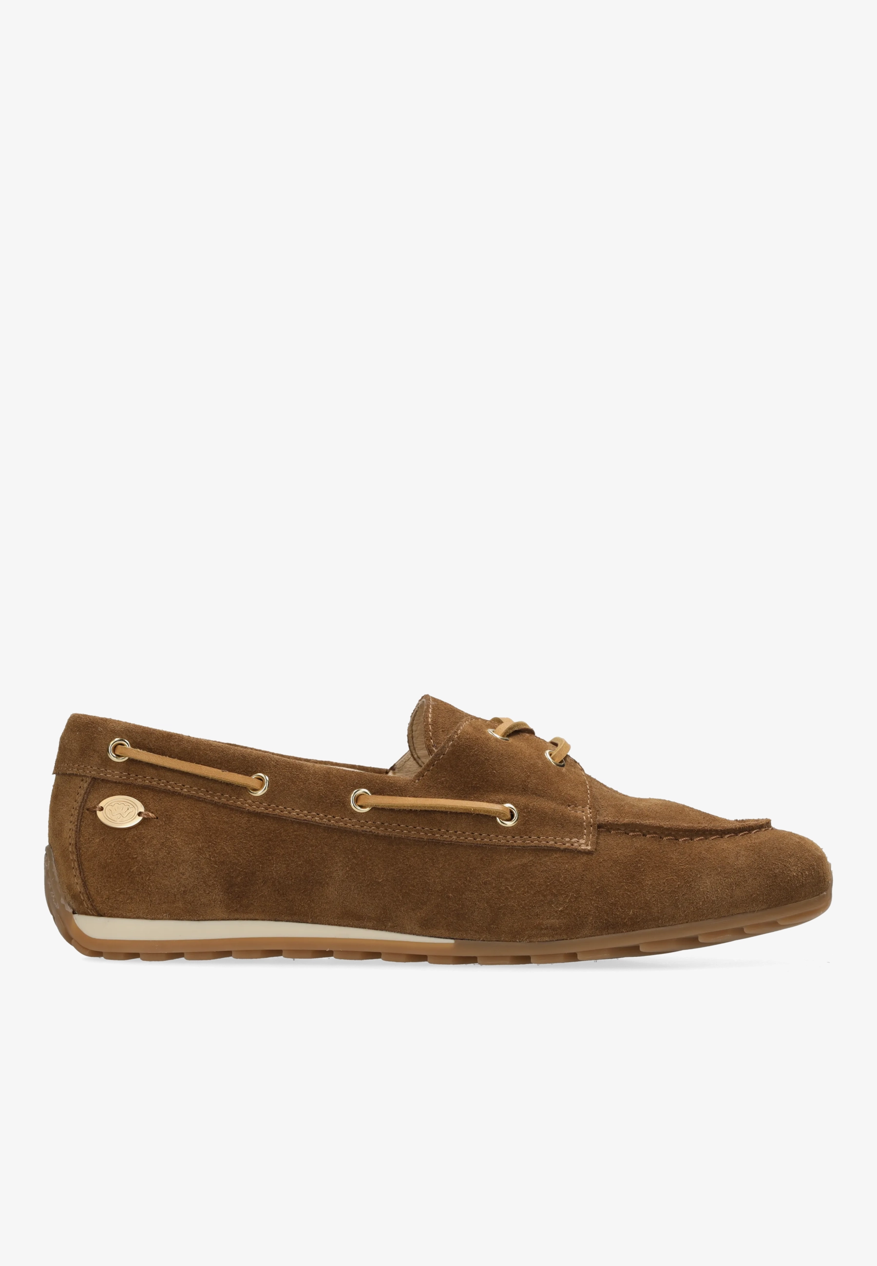 UTA MOCCA Moccasin suede Cognac