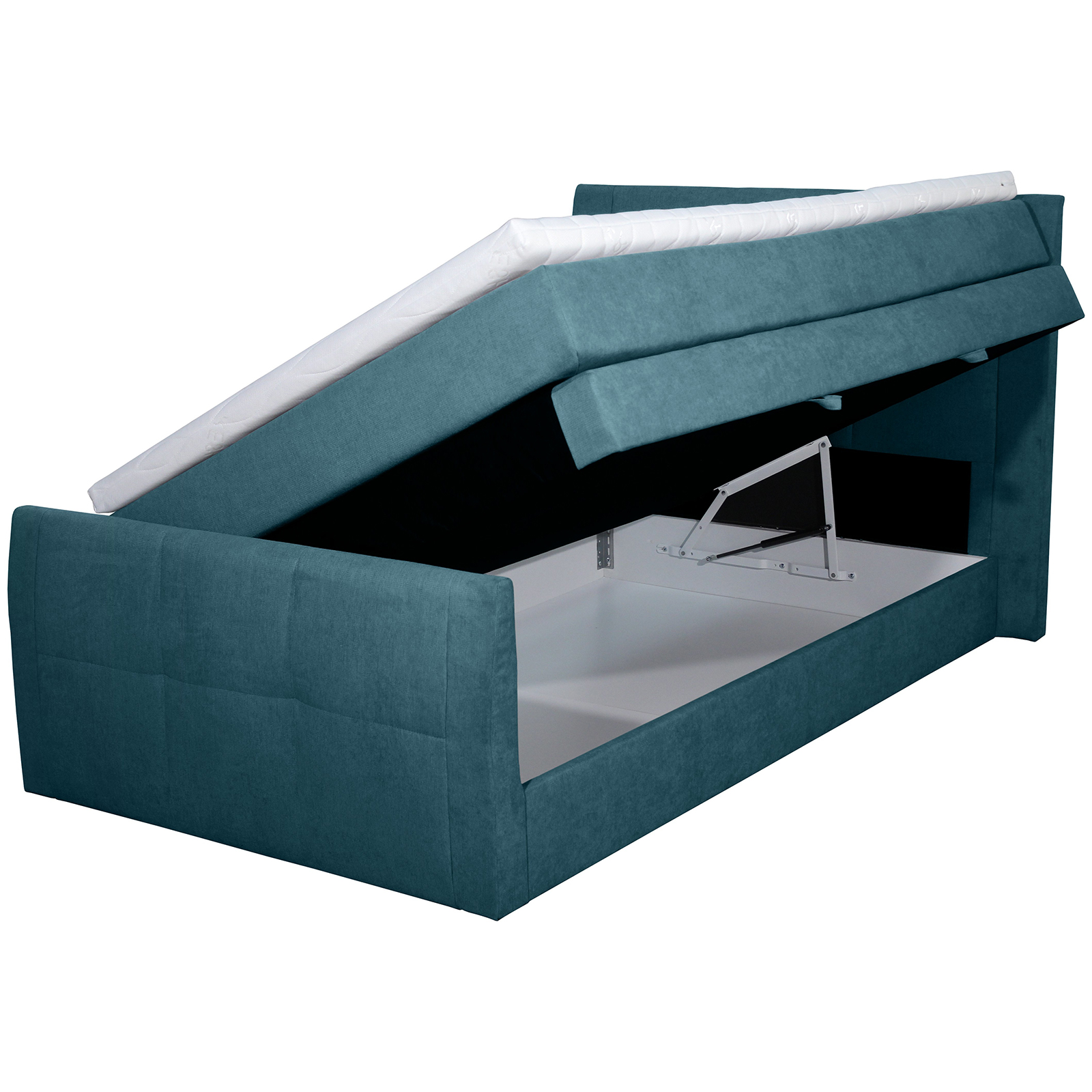Boxspringbett - mint - H3 - Bettkasten - 120x200 cm