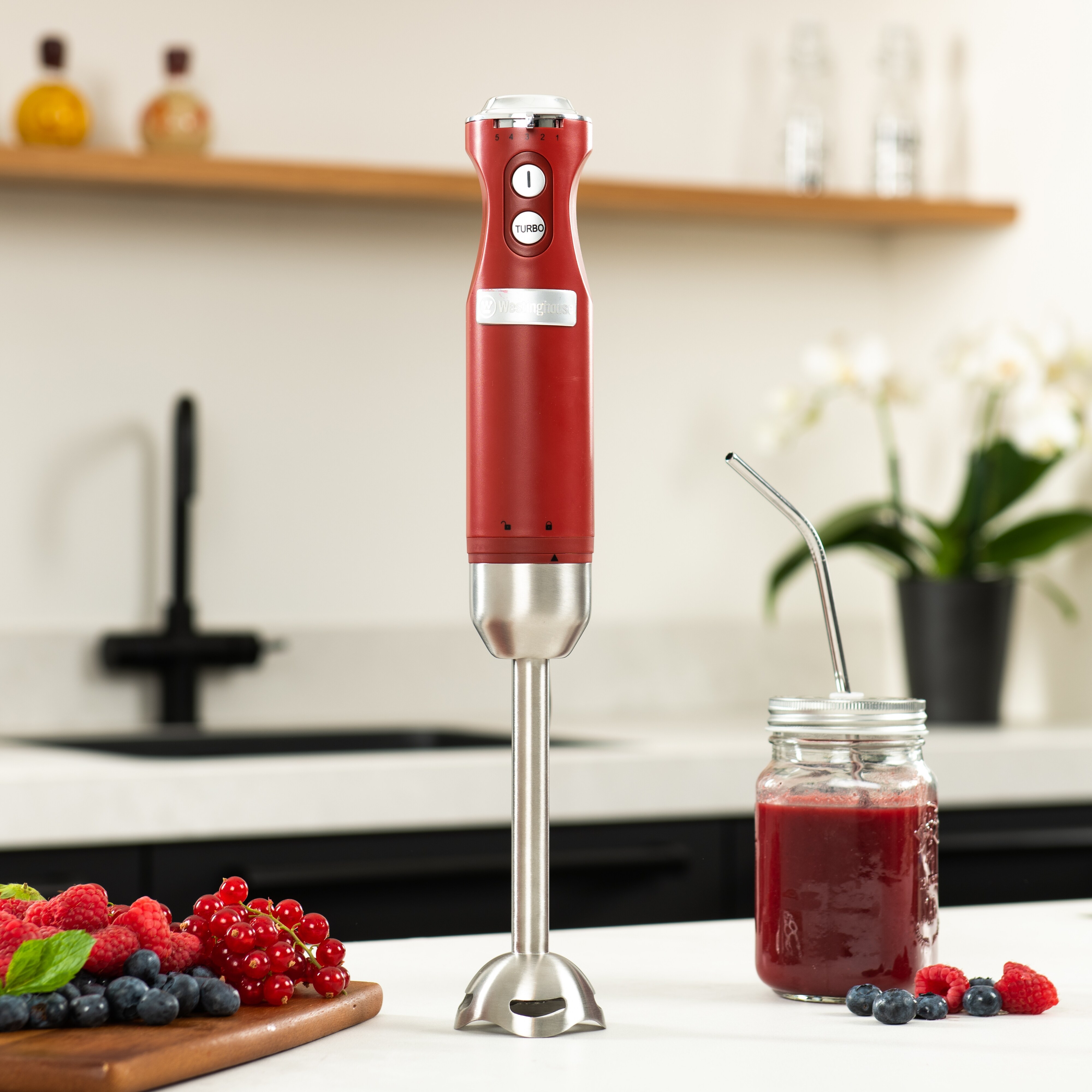 Westinghouse Frühstücksset WES14 rot