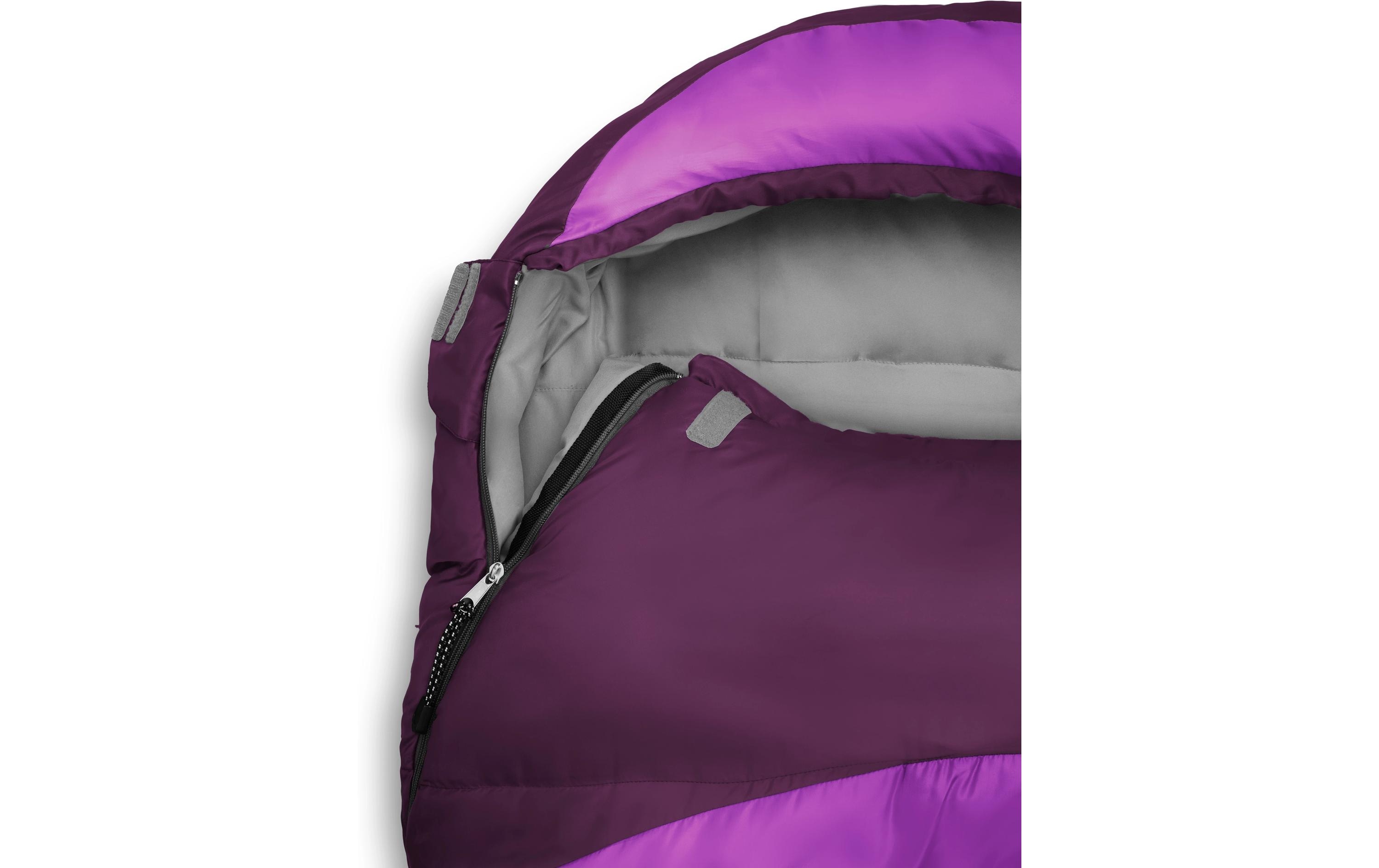 Mumienschlafsack Polyester, LilaSchlafsack für eine Person
