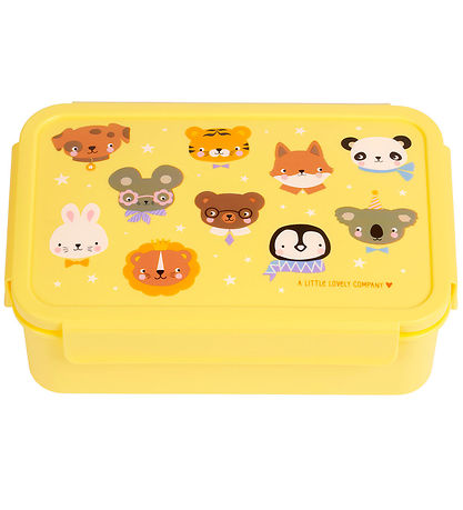A Little Lovely Company Brotdose - Bento - Animal Friends