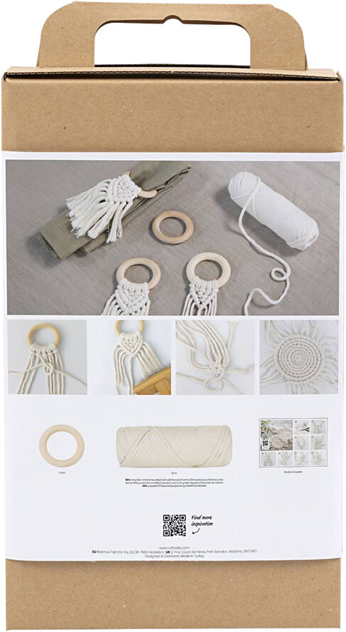 Creativ Company DIY Kit Macramé, Borddekoration