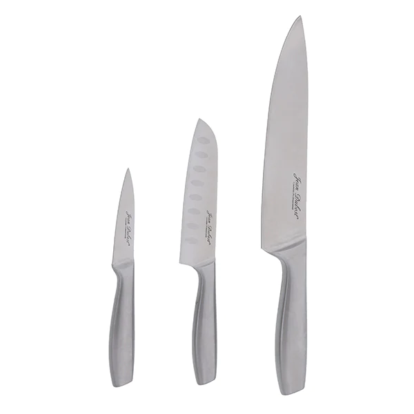 Coffret de 3 couteaux de cuisine inox Fusal Jean Dubost