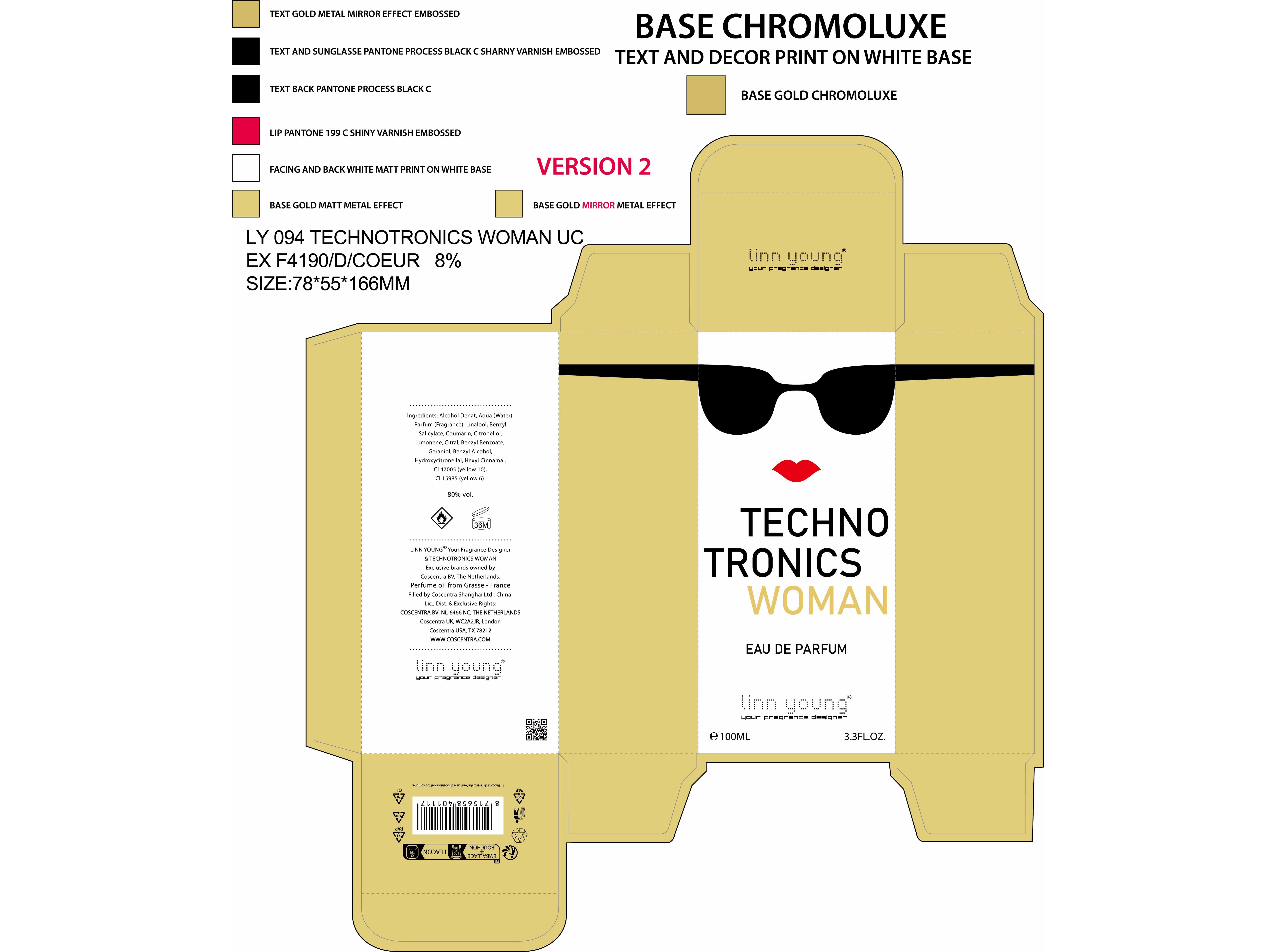 EAU DE PARFUM LINN YOUNG TECHNOTRON WOMAN 100 ML