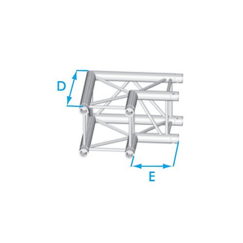 Prolyte X30V-C003 vierkant truss 90 graden hoek