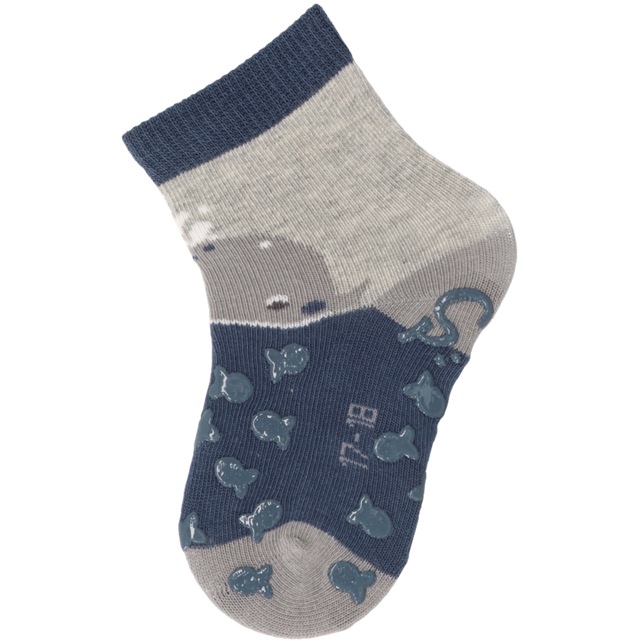 Sterntaler ABS-Krabbelsocken DP Wal blau