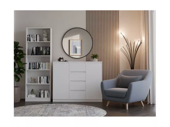 Malwa 2D4S/120 Commode blanche