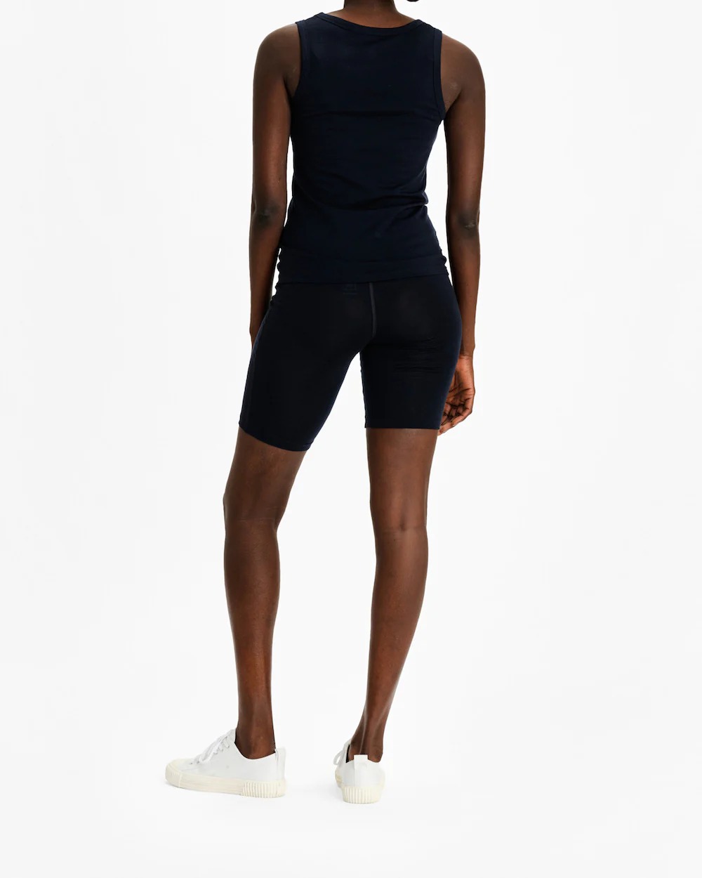 Salt Biker Shorts Dame Navy Blue