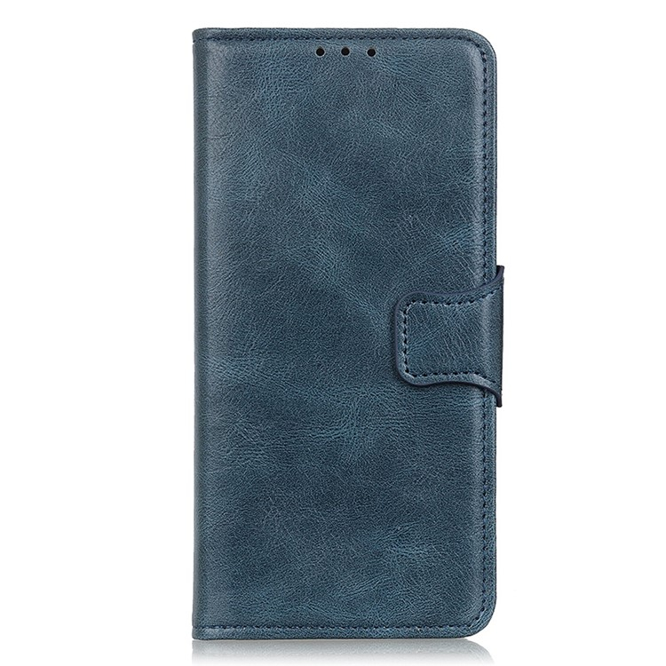 Samsung Galaxy S25 Edge Echtleder Tasche Flip Cover (RFID Schutz) - Blau