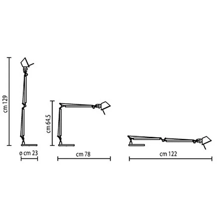 Artemide - Tolomeo Tavolo Schreibtischleuchte, alusilber