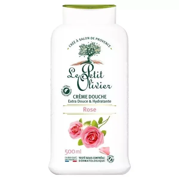 Le Petit Olivier - Creme de Banho Extra Suave - Aroma de Rosas - Sem Sabão 500ml