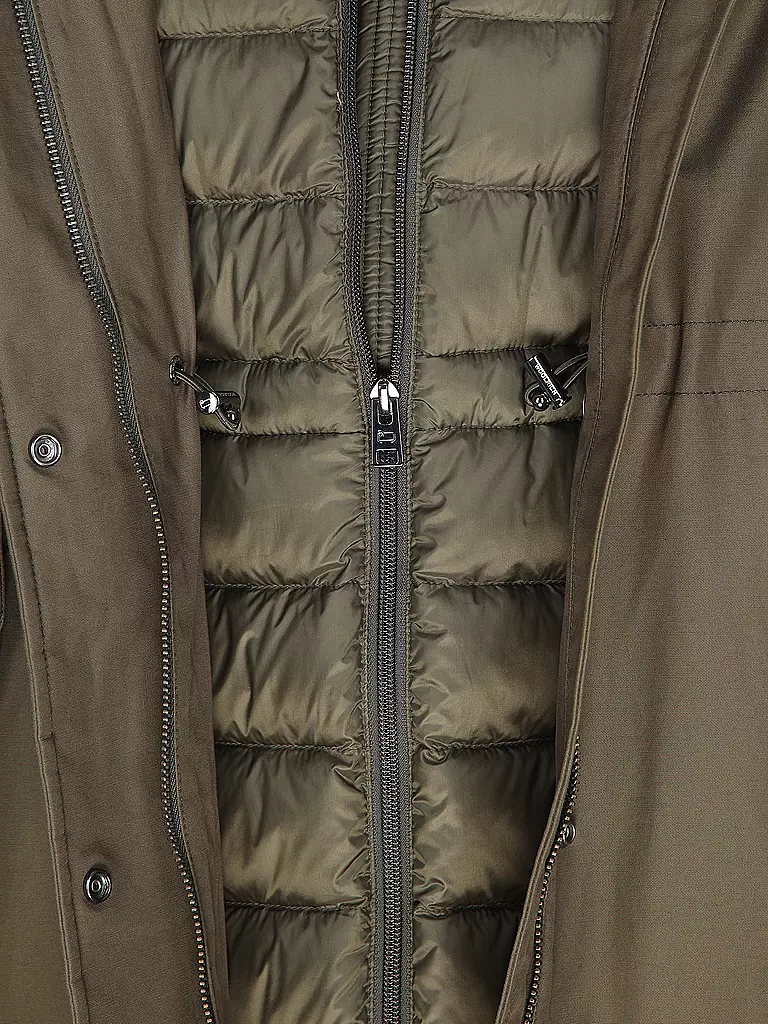 WOOLRICH Parka dunkelgrün