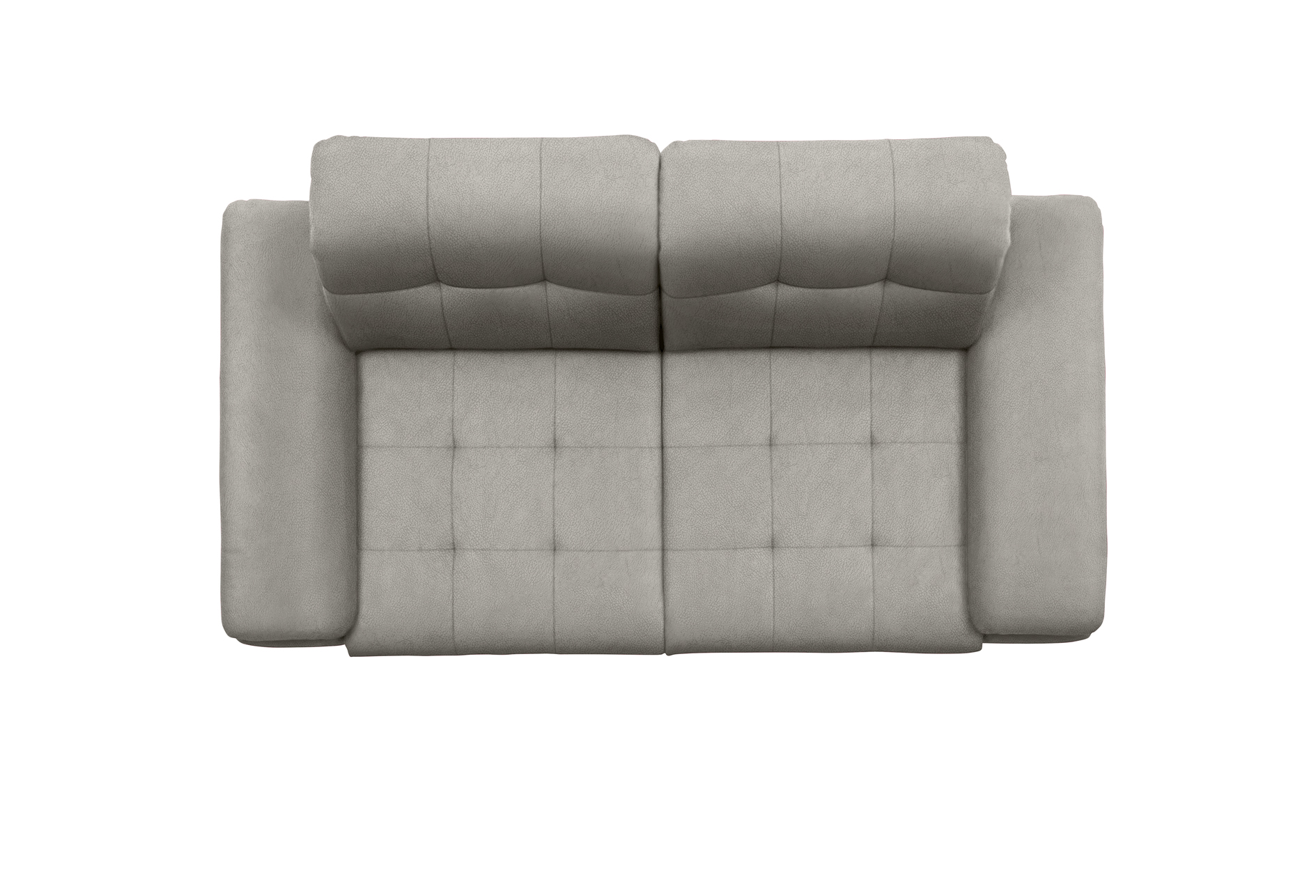 polsterpower 3-Sitzer-Sofa - Saddle alu - Basismodell