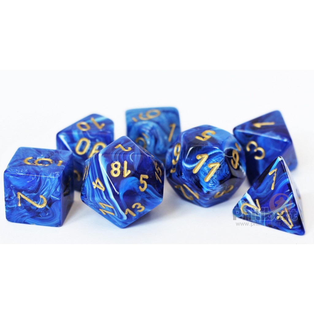Set de 7 Dés JDR Chessex : Vortex