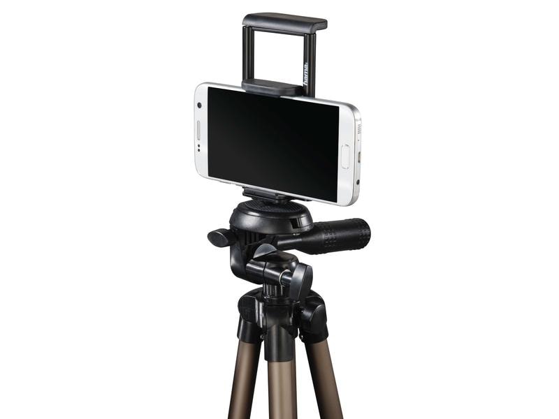 Hama Stativ Smartphone/Tablet 106 - 3D Unkompliziertes, professionelles Stativ für Smartphones und Tablets