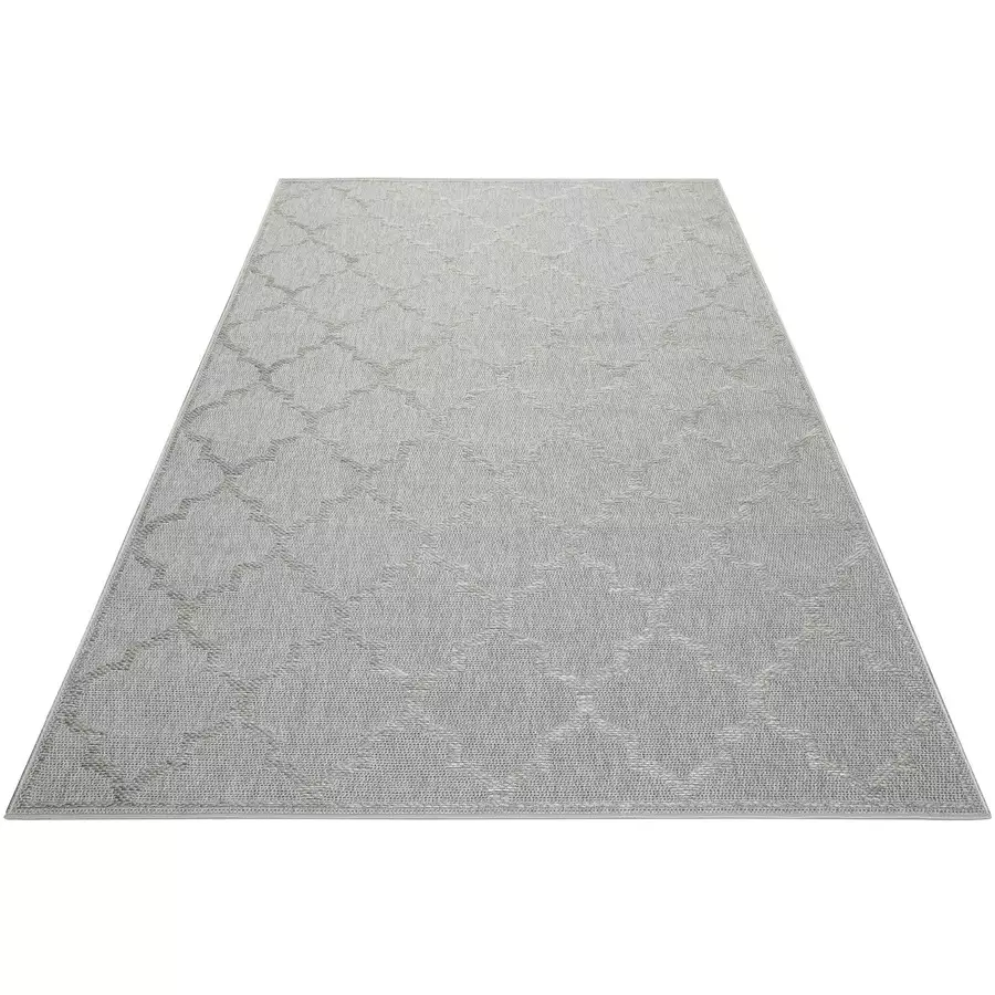 Wecon home Outdoorteppich In & Outdoor Gleamy Outdoor grau silber