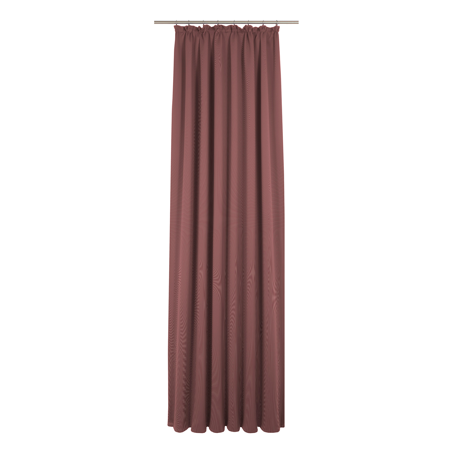 Einzelschal mit Kräuselband UNI COLLECTION LIGHT - cherryrot - 145x145 cm