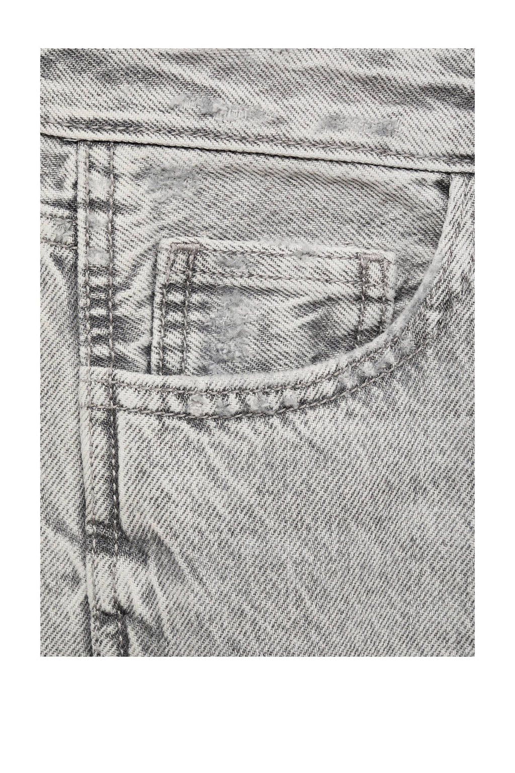 MANGO TEEN wide leg jeans grey denim