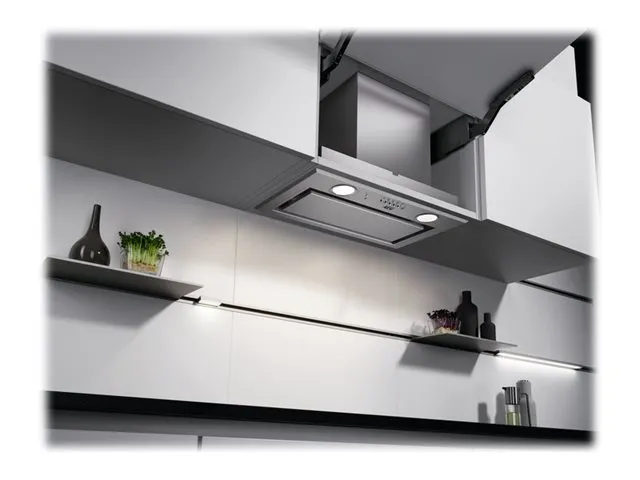 AEG DGE5661HM - Hætte - tag - Niche - bredde: 49.3 cm - dybde: 27.3 cm - udtrækning og recirkulation (-) - rustfrit stål