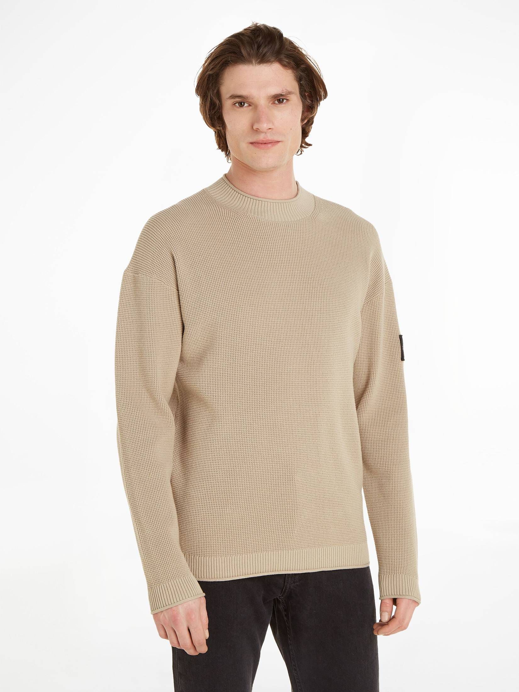 CALVIN KLEIN JEANS| Herren Strickpullover BADGE