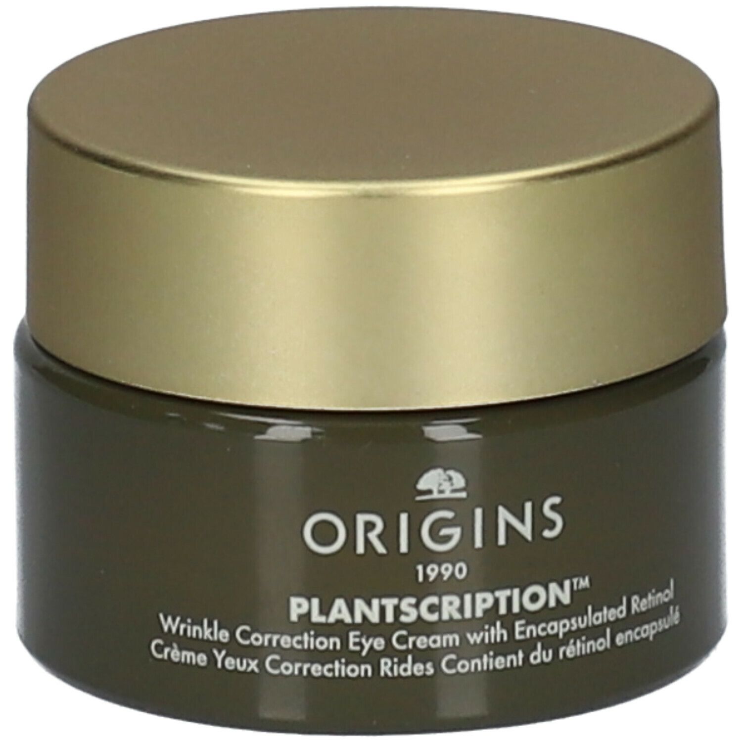 ORIGINS Plantscription™ Wrinkle Correcting Eye Cream with Encapsulated Retinol + GinZing™ SPF40 Energy-Boosting Tinted Moisturizer 15ml GRATIS