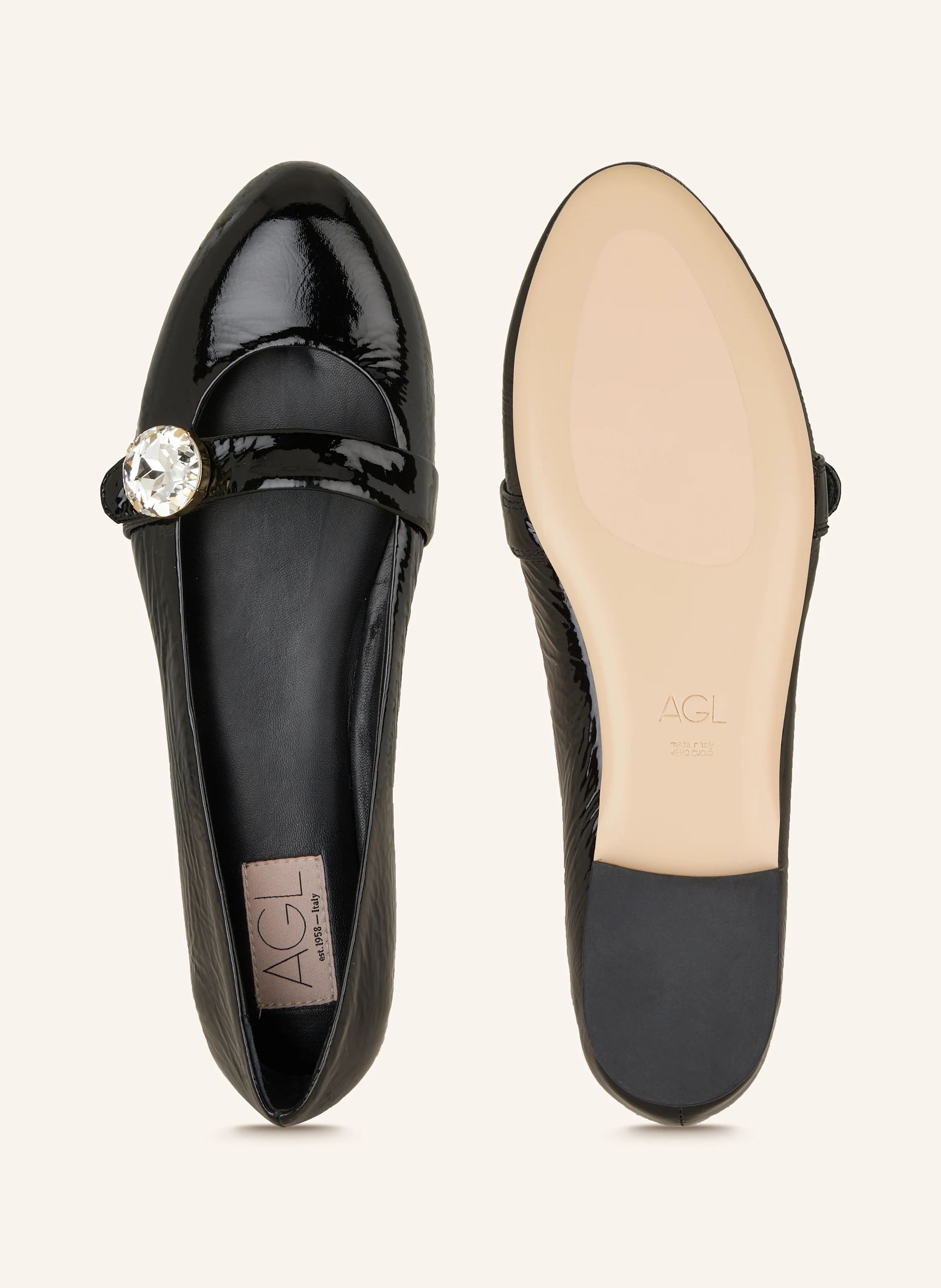 AGL Mary-Jane-Ballerinas MILLY PRECIOUS