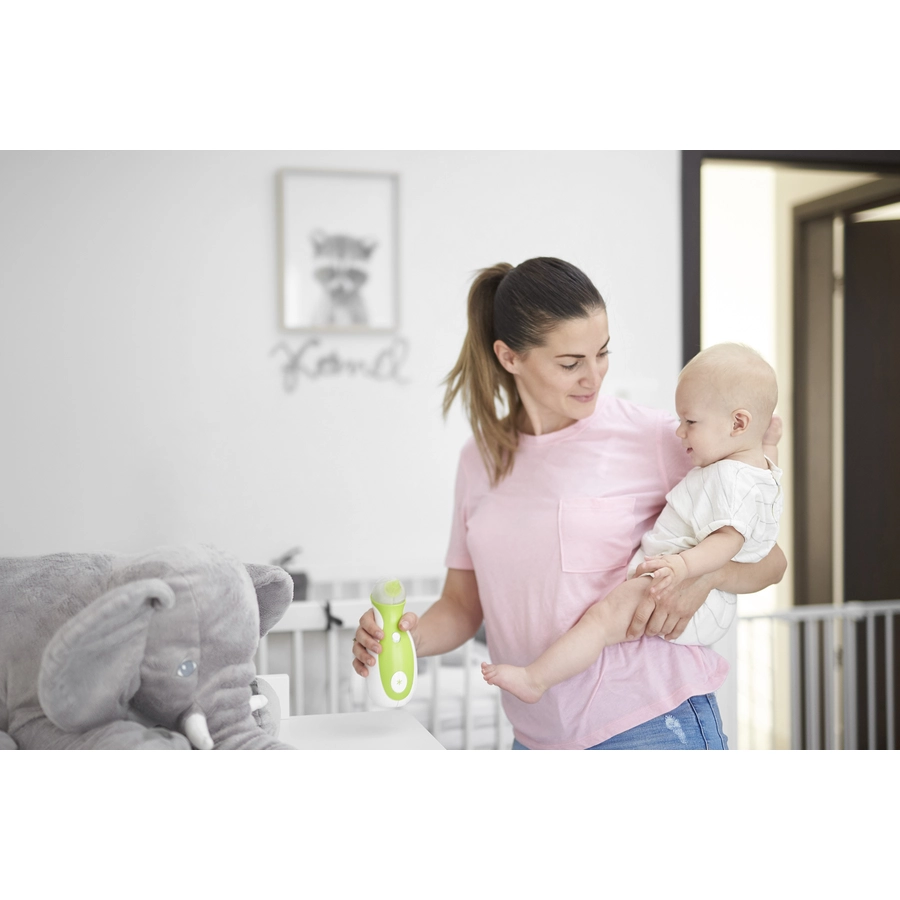 nosiboo® Nasensauger Go akkubetrieben grün, ab der Geburt