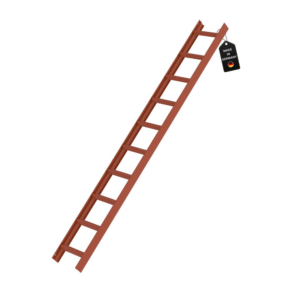 PROREGAL dakladder, roodbruin, 10 sporten
