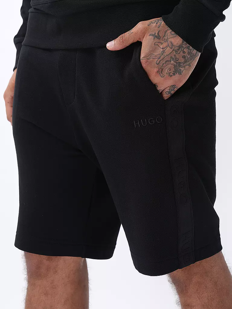 HUGO Loungewear Shorts  schwarz