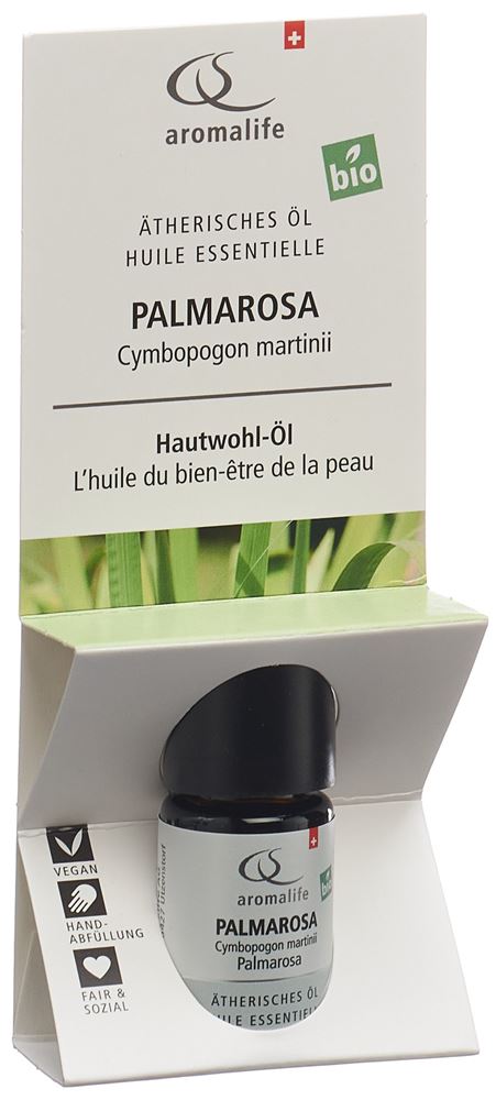 Aromalife TOP Palmarosa<br>5 ml, Flasche, Ätherisches Öl, BIO