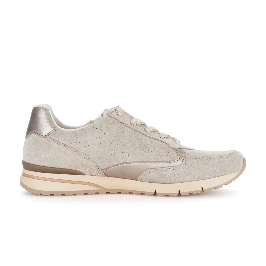 Lage sneaker beige