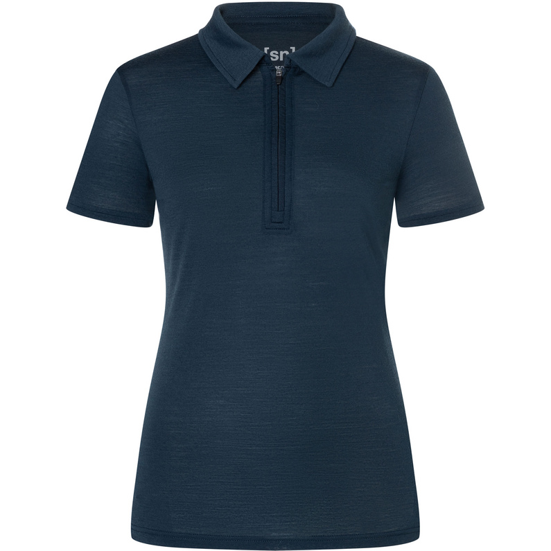 Super.Natural Damen Zip Polo T-Shirt