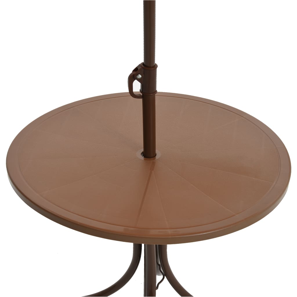 Petit salon de jardin pour enfant avec parasol singe rigolo