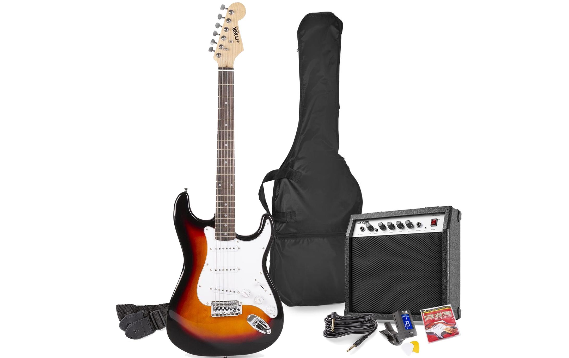E-Gitarre GigKit Sunburst<br>E-Gitarre mit Zubehör
