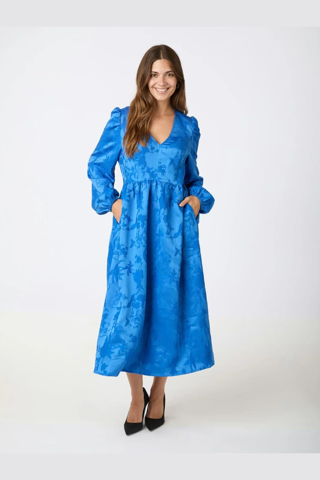 Neo Noir Lillibet Jacquard Dress