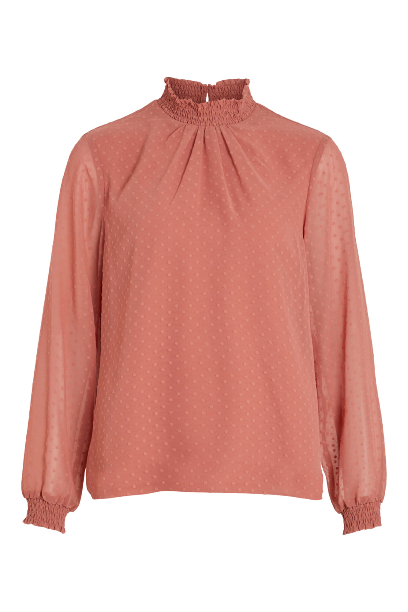 Blusa Plumet de manga comprida - Rosa