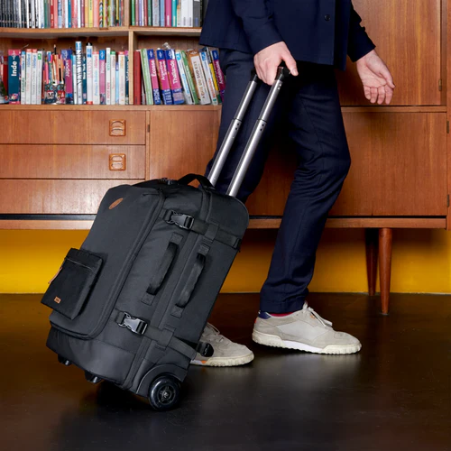 Valise souple 2 roues small Berlin noir