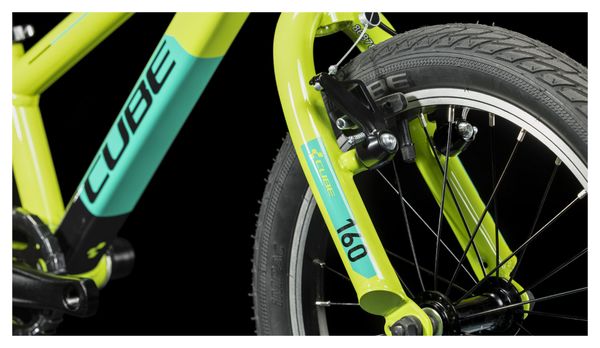 VTT Enfant Cube Cubie 160 RT Single Speed 16'' Vert  3 - 5 Ans