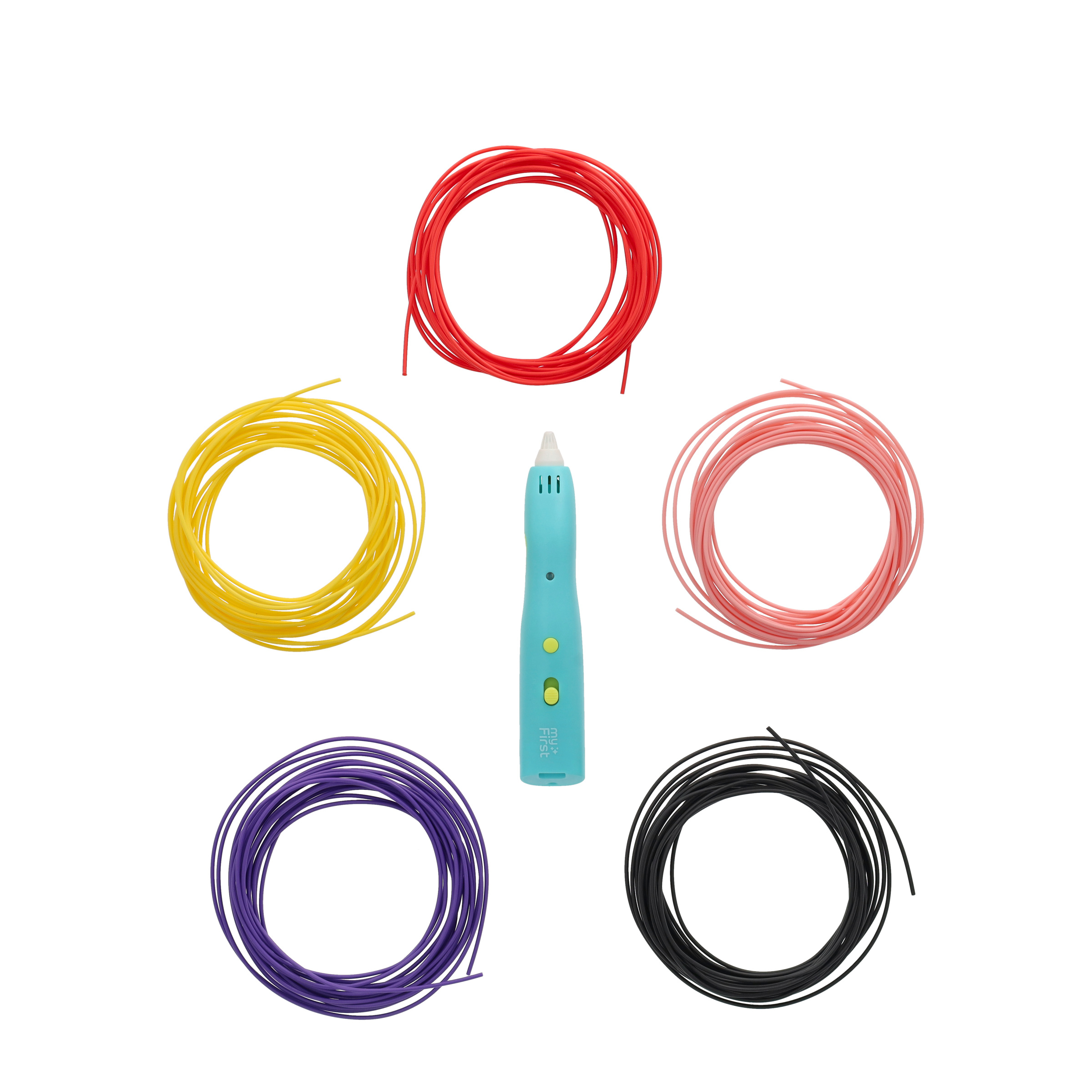 (5er Set) Filament für 3D Stift Nachfüll Farbe Pen Filler (FP3301AC-WC01) - Warm Color