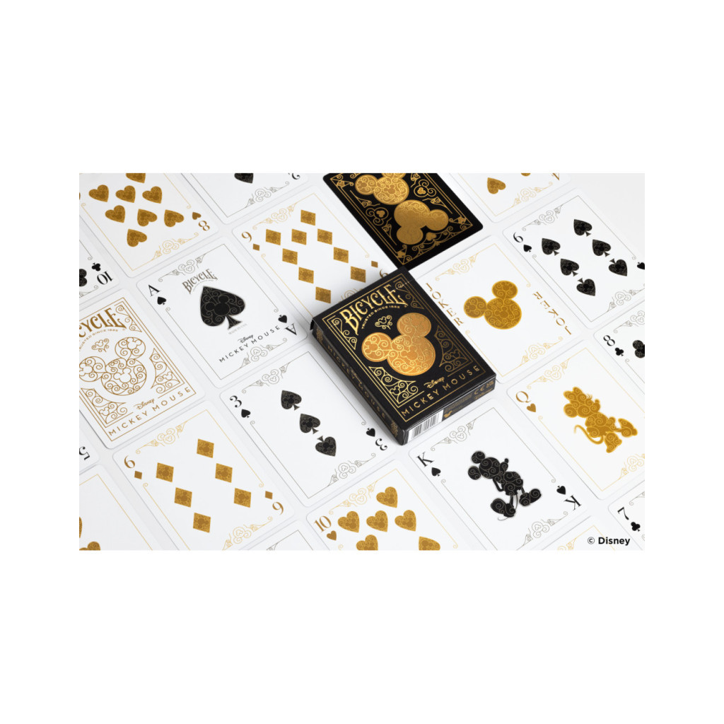 Cartes Bicycle Ultimates - Mickey Black/Gold