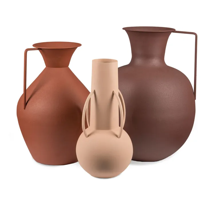 Pols Potten Vases décoratifs Roman - Set de 3 | Cognac