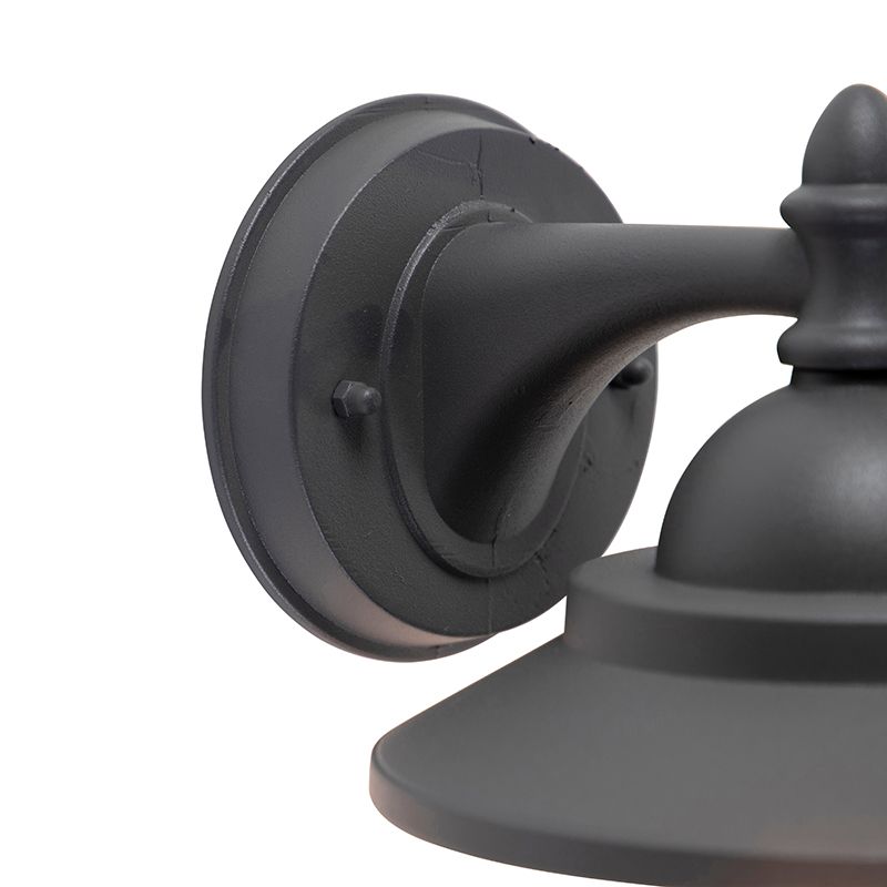 Romantische buitenwandlamp donker grijs - Oxford