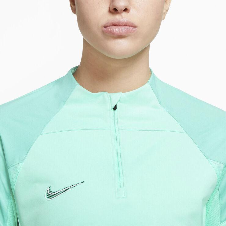 Nike W Nk Tf Strke Dril Top Br Ww Blå