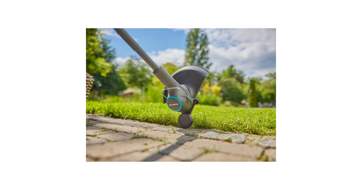 GARDENAGrastrimmer EasyTrim 25 18V  (Grijs/turquoise, 18V P4A Accu en oplader inbegrepen)