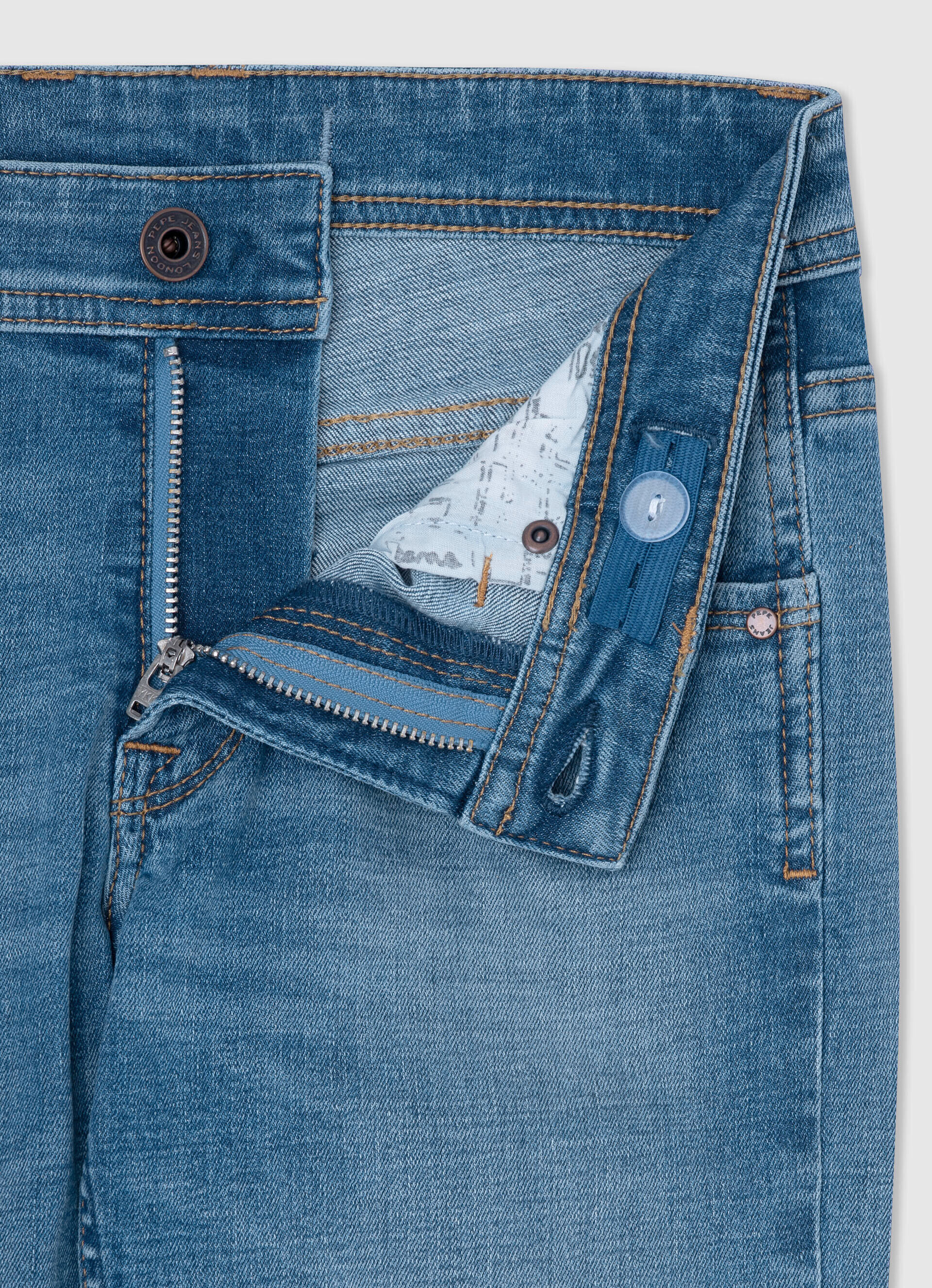 BERMUDA DENIM FIT SLIM - denim
