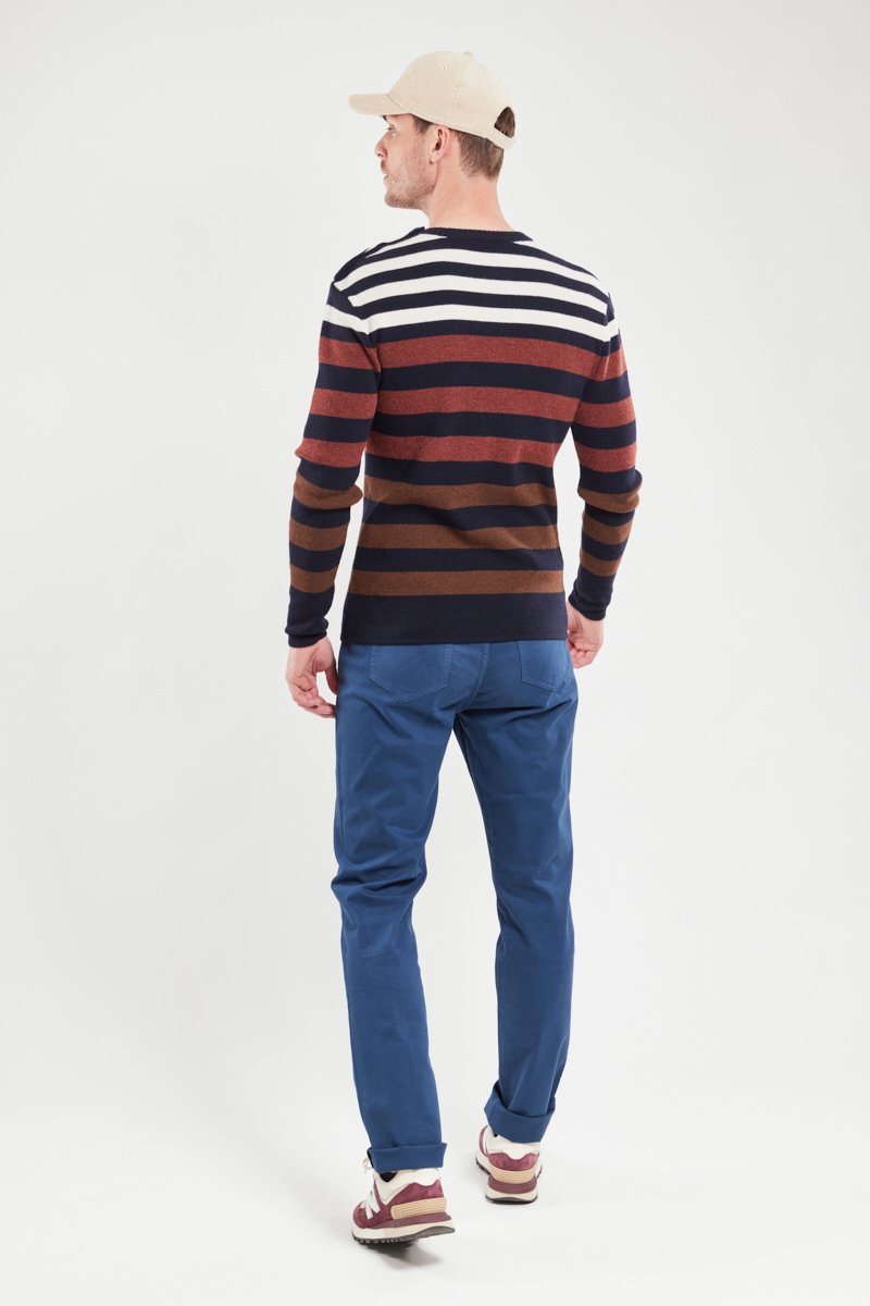 Pantalon coupe droite - coton